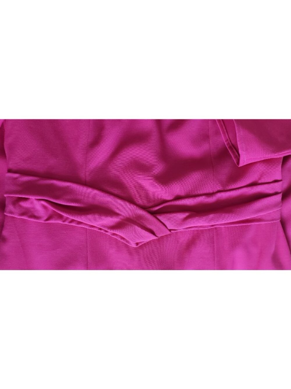 Carolina Herrera Twist Detail Womens Front Slit Midi Sheath Dress Begonia Size 6 - Picture 5 of 9